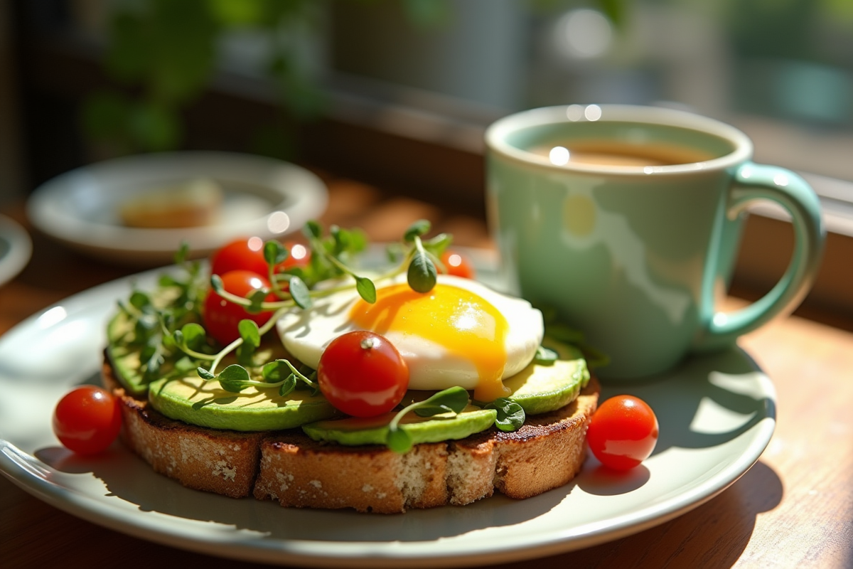 petit-déjeuner équilibré