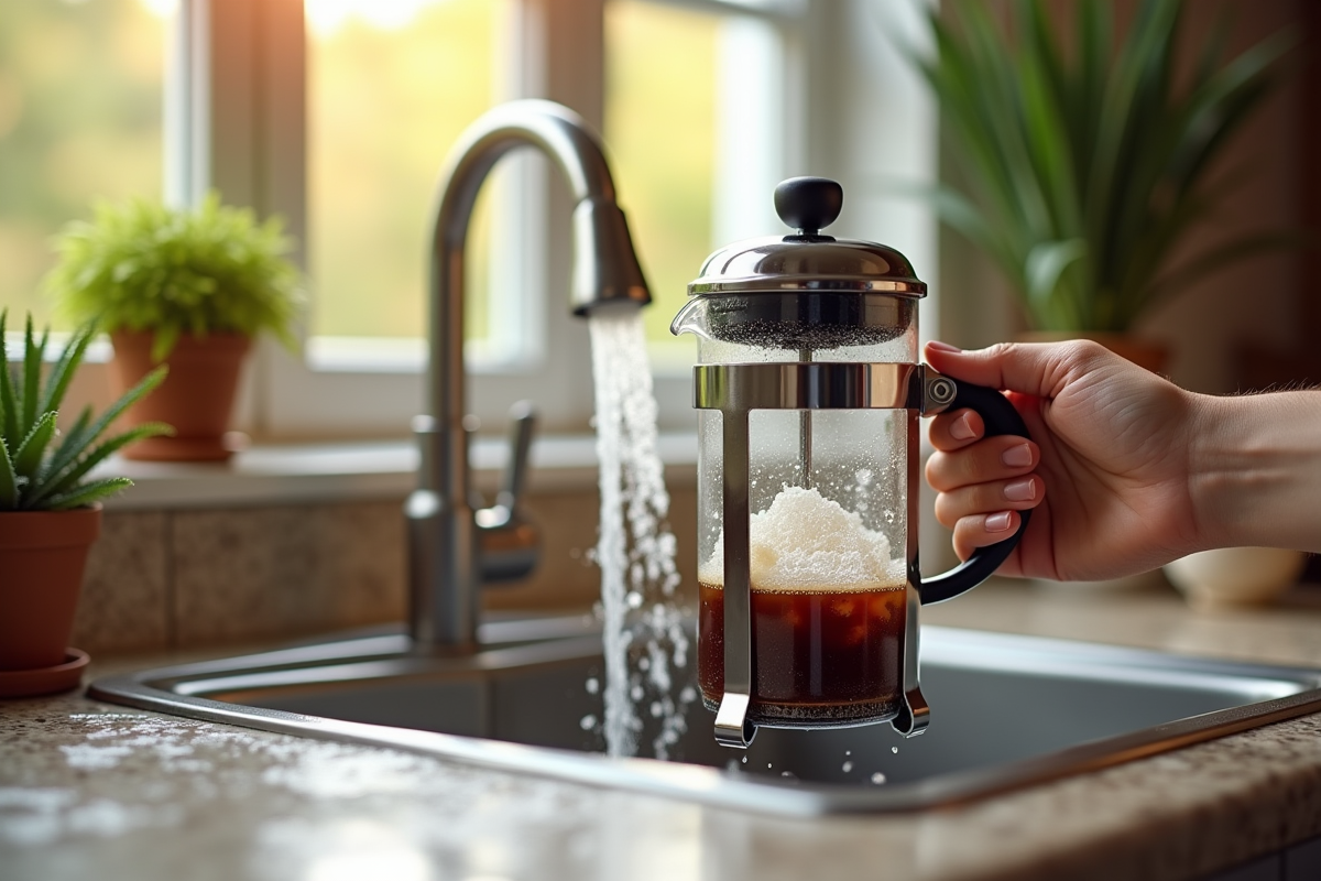 cafetière nettoyage