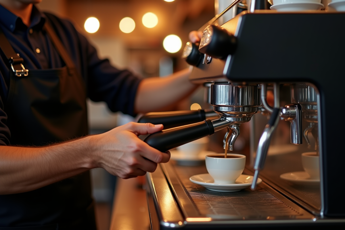pression café