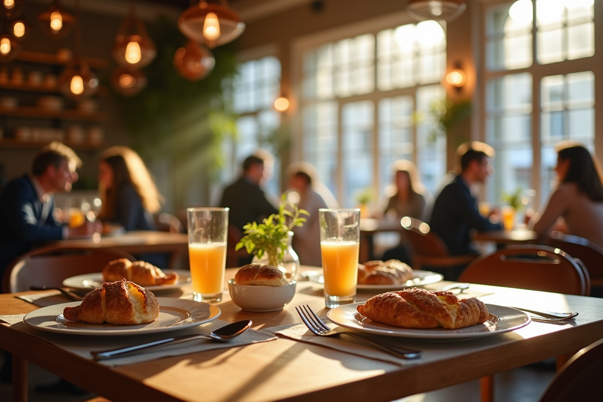 Restaurant français à Rennes brunch ensoleille